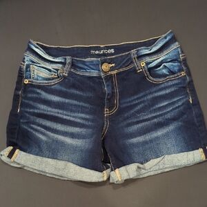 Maurices Blue Jean Shorts Classic Denim Style